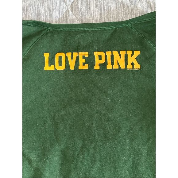 Green Bay Packers Victoria’s Secret Pink crewneck sequins logo size small - Picture 6 of 6